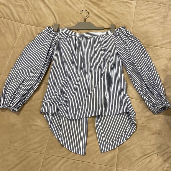BCBGMAXAZRIA “Ellsie” Off the Shoulder Top - Picture 1 of 4